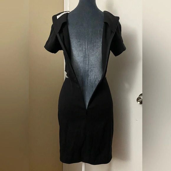 & OTHER STORIES Cutout Buckle Dress Black Size 6 (Small) - Picture 4 of 8